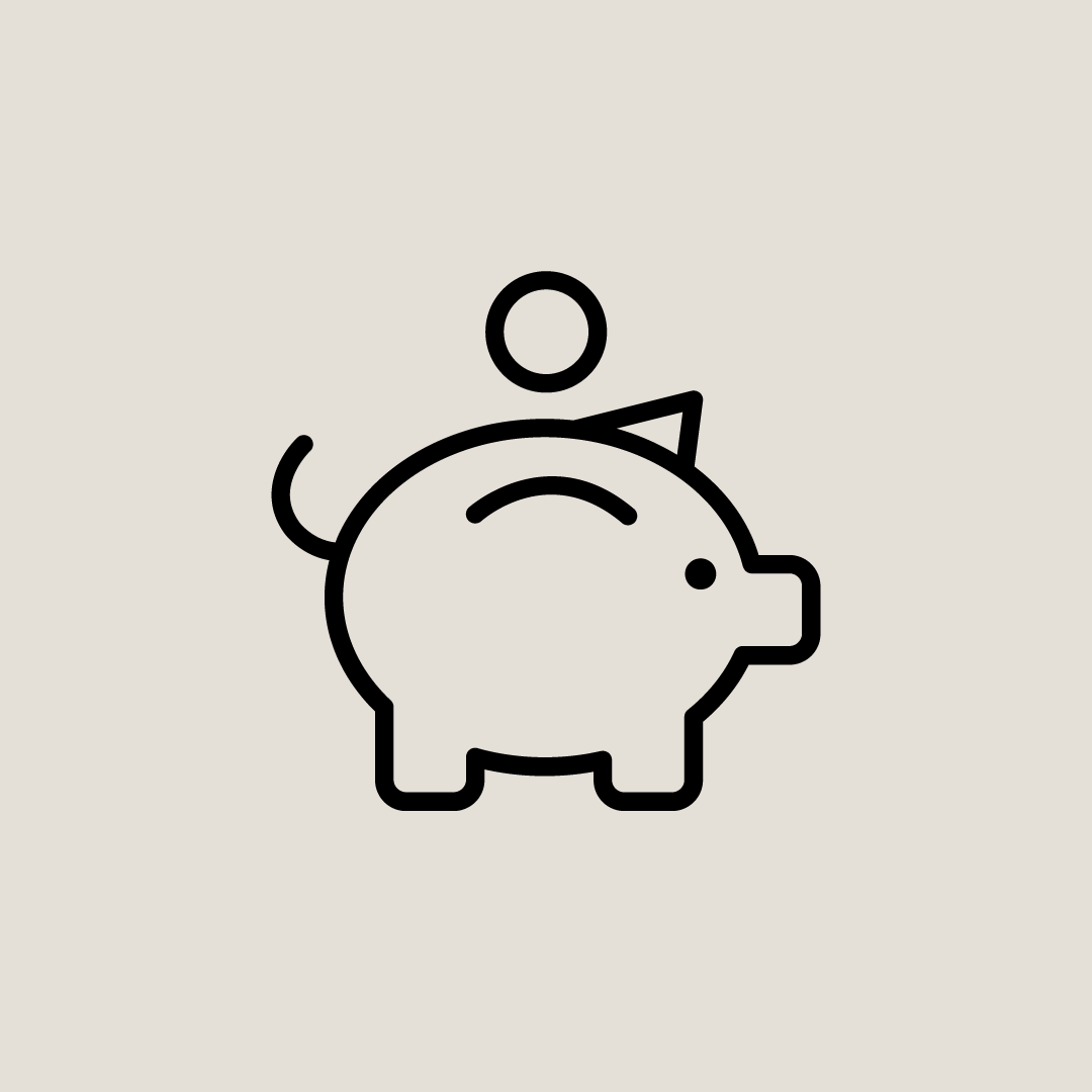 Illustration spara pengar